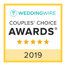 WeddingWire Couples' Choice Award 2019