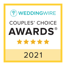 WeddingWire Couples' Choice Award 2021